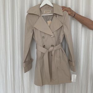 Michael Kors Khaki Raincoat